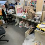 リモート化によるオフィスの縮小移転のためオフィス家具等を回収致しました。（江戸川区）の写真１