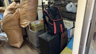 ご兄弟様からのご依頼で１Kアパートの遺品整理を行いました。（品川区）作業前の写真１