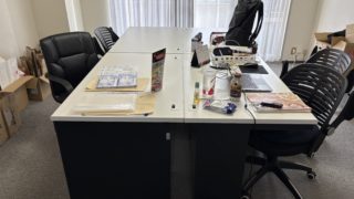 支店のオフィスをなくすためデスク、オフィスチェアなどの不用品を回収、処分いたしました。（中野区）の写真４