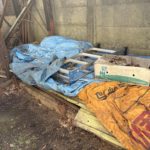 町会の鉄パイプなどの不用品や残置物を撤去、回収いたしました。（品川区）の写真１